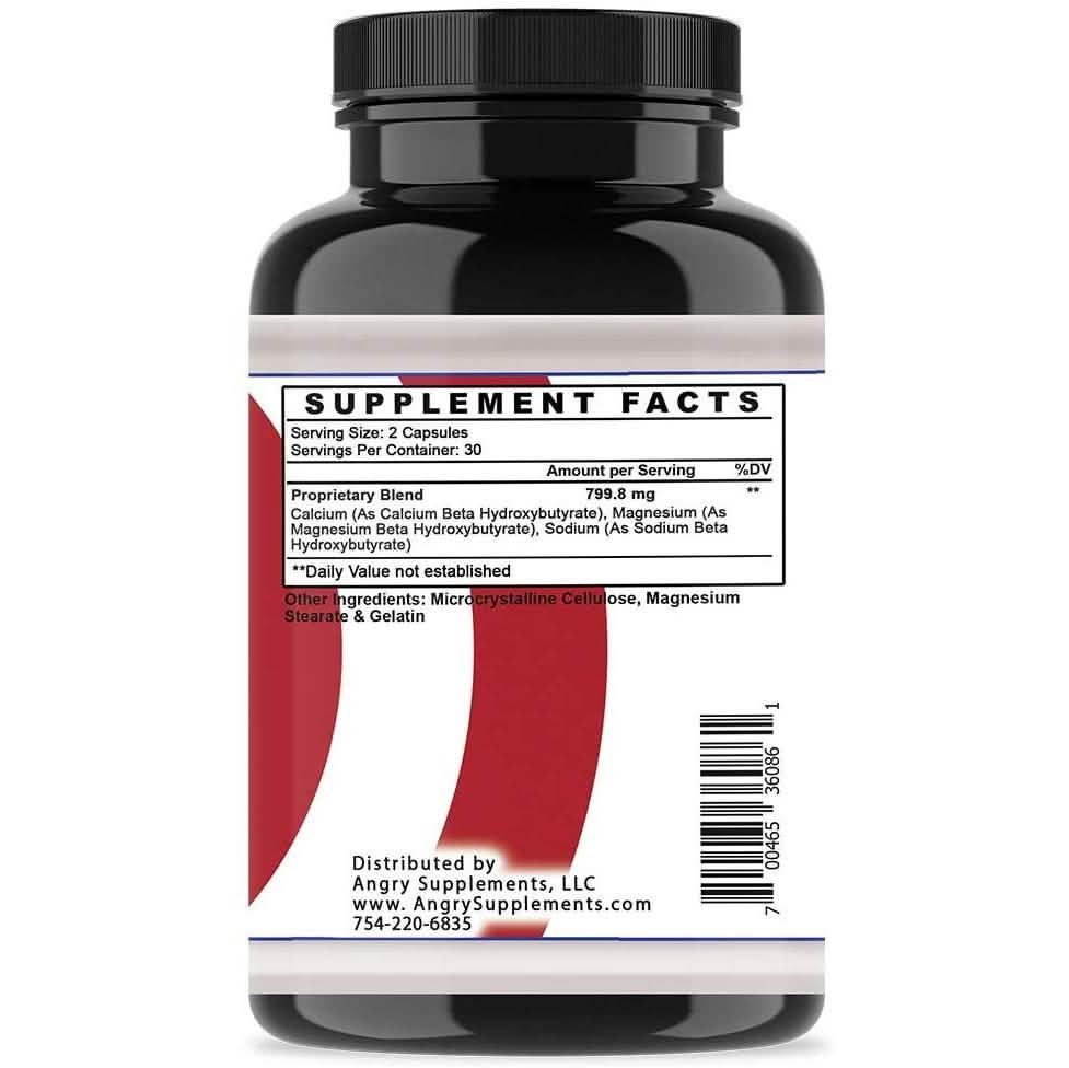 Angry Supplements Super Keto BHB Fett verbrennen, Energie und Fokus steigern