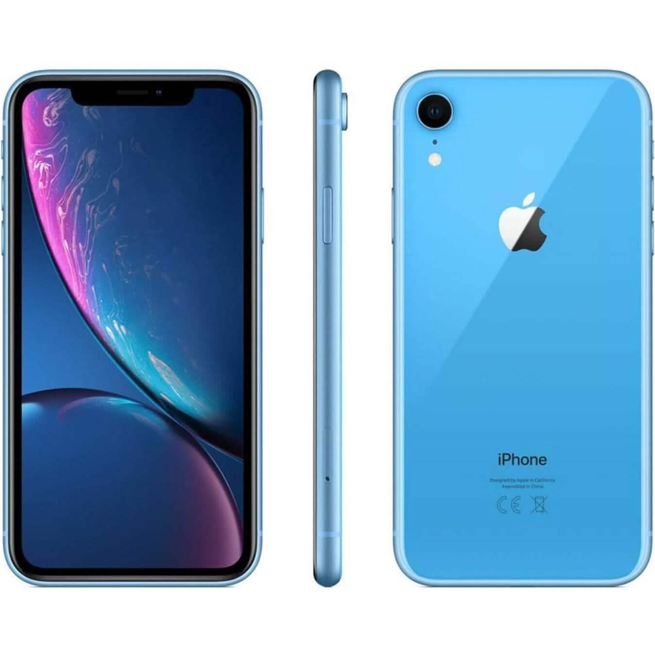 Apple iPhone XR, 128 GB Blau GSM Netzbetreiber (Generalüberholt)