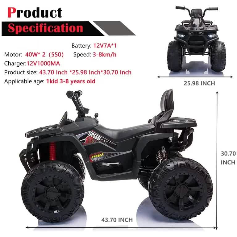 ATV Double Drive Kinder Elektroauto