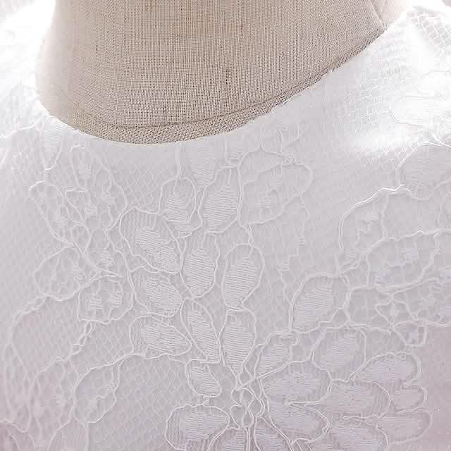 Baby-Mädchen Taufkleid mit Blumenmuster