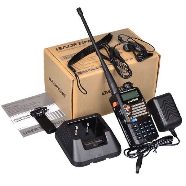 Baofeng UV-5RA V/UHF 136-174/400-520MHz Dualband-Zweiwege-Funkgerät Walkie-Talkies