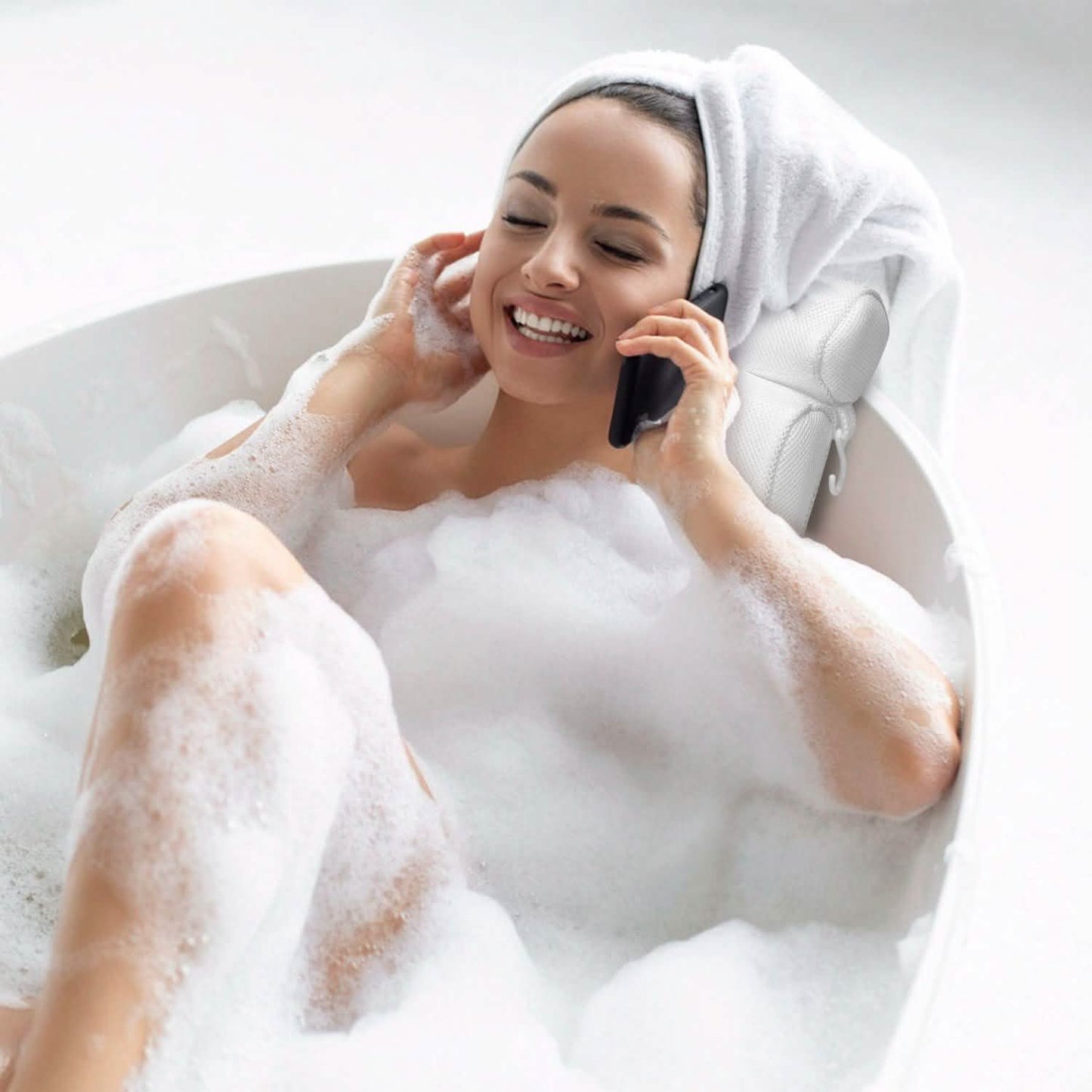Badewannenkissen Saugnapf Badkissen Air Mesh