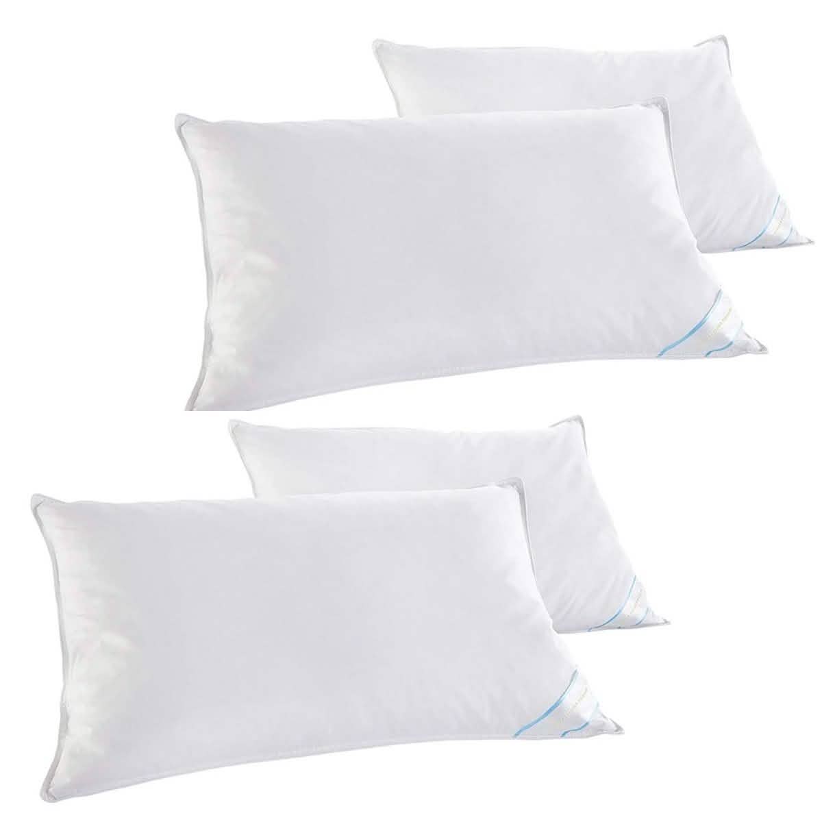 Beauty Sleep Kopfkissen mit 100 % Baumwollbezug und Entenfedern
