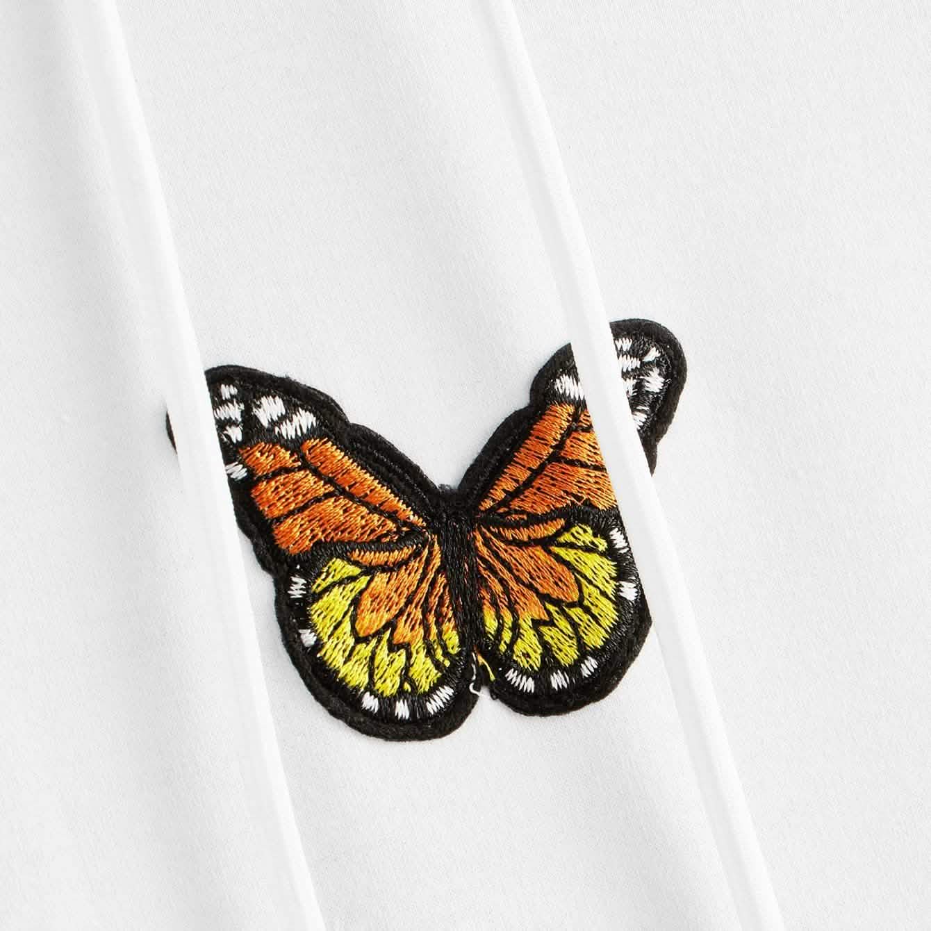 Schmetterling Grafik Kordelzug Hoodie