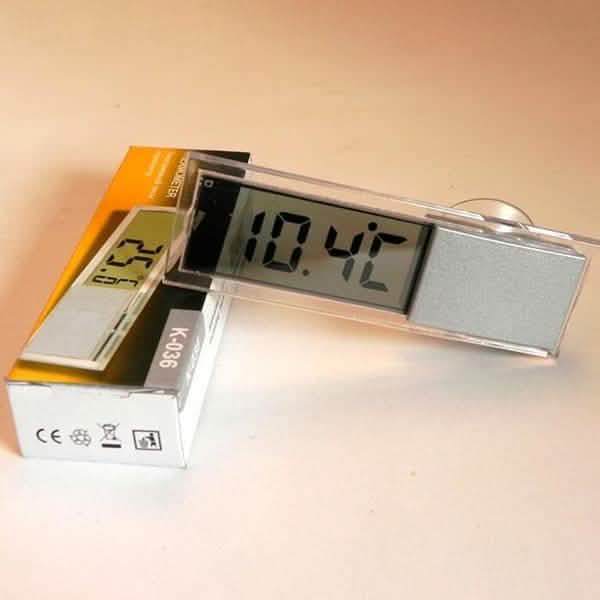 Auto Thermometer Saugnapf Typ LCD Fahrzeug-montiertes Digitalthermometer