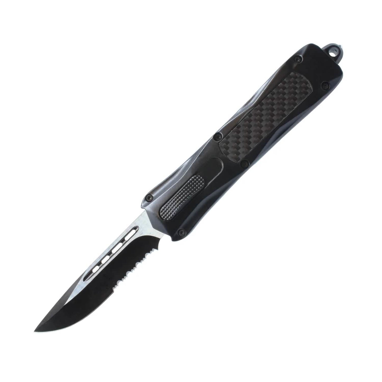 Kohlefaser Automatik-OTF-Messer mit Gürtelclip