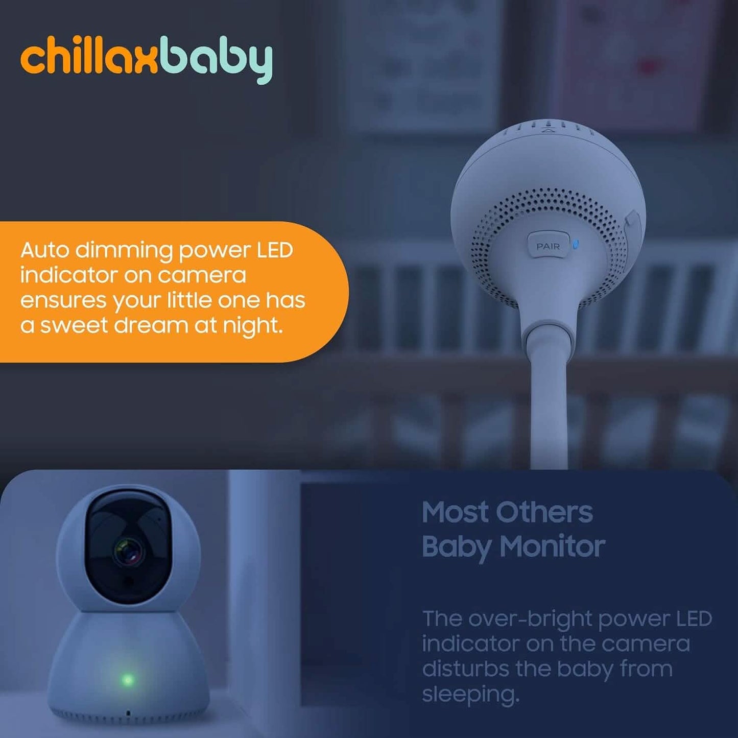 Chillax Giraffe Pro 1080p Kamera und 4,3” Video Smart Babyphone (Generalüberholt)