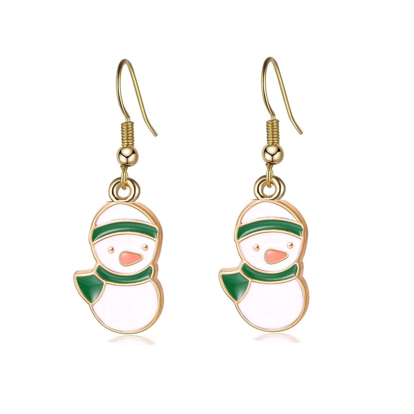 Weihnachts-Ohrhaken, kreativ, Damen, Feiertags-Ohrringe