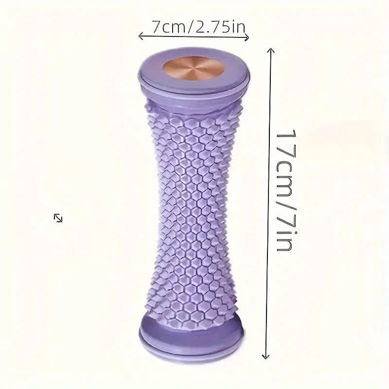 Faszien Massagegerät für die Durchblutung mit Plantarfaszien-Massagerolle, Schmerzlinderung und Reflexzonenmassage