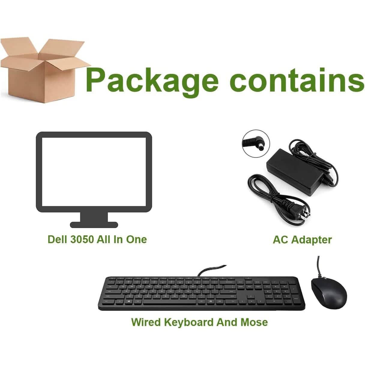 Dell OptiPlex 3050 All-in-One PC Desktop-Computer 16 GB RAM 512 GB SSD (Generalüberholt)