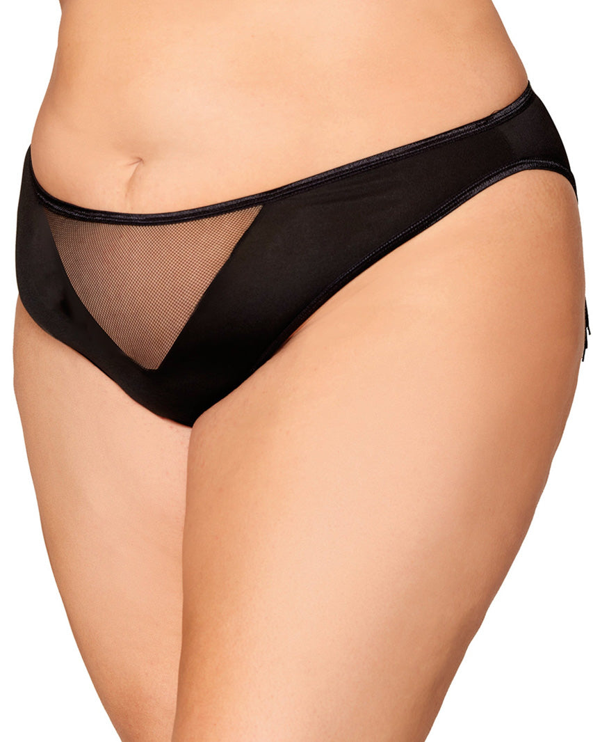 Plus Size Herzrücken-Fransenhöschen