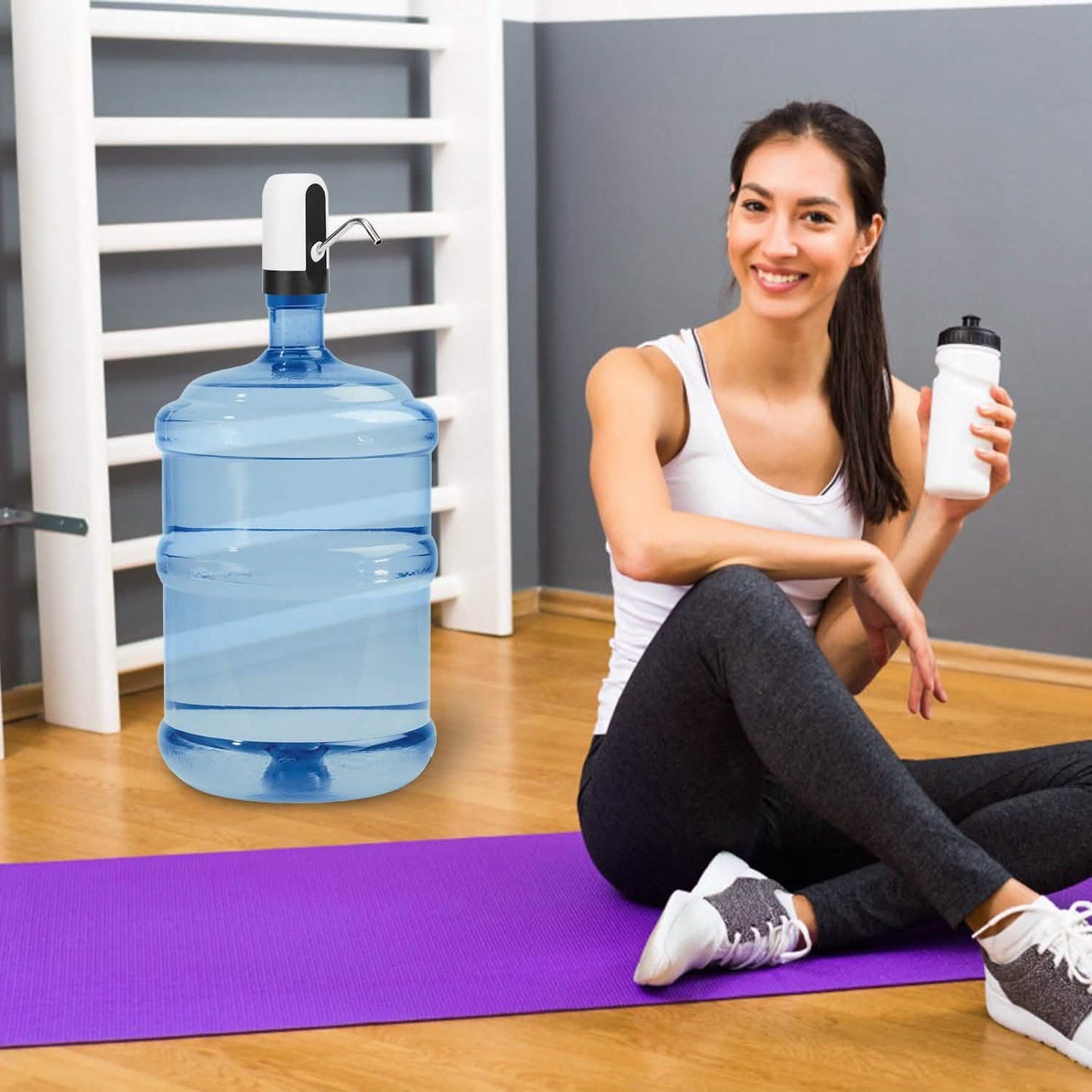 Elektrischer Wasserspender wiederaufladbar – automatische Trinkwasserpumpenflasche