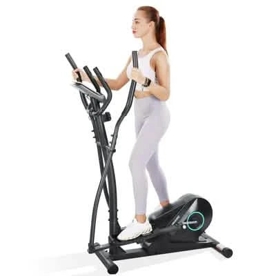 Heimtrainer Ergometer Crosstrainer mit LCD-Display