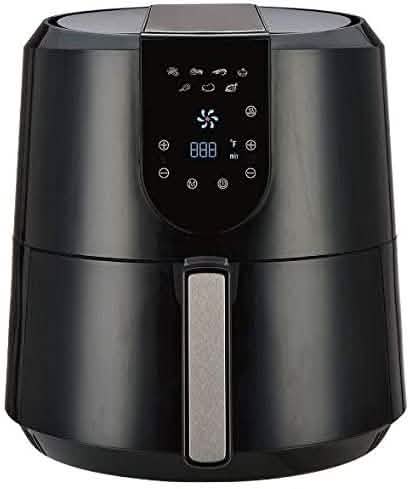Emerald Heißluftfritteuse 5,2 Liter Fassungsvermögen Digitales LED-Touch-Display