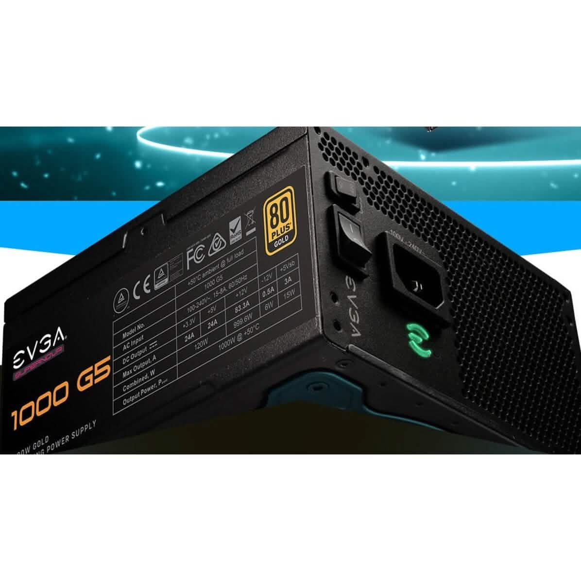 EVGA SuperNOVA 1000 G5 Netzteil (220-G5-1000-X1) (Generalüberholt)