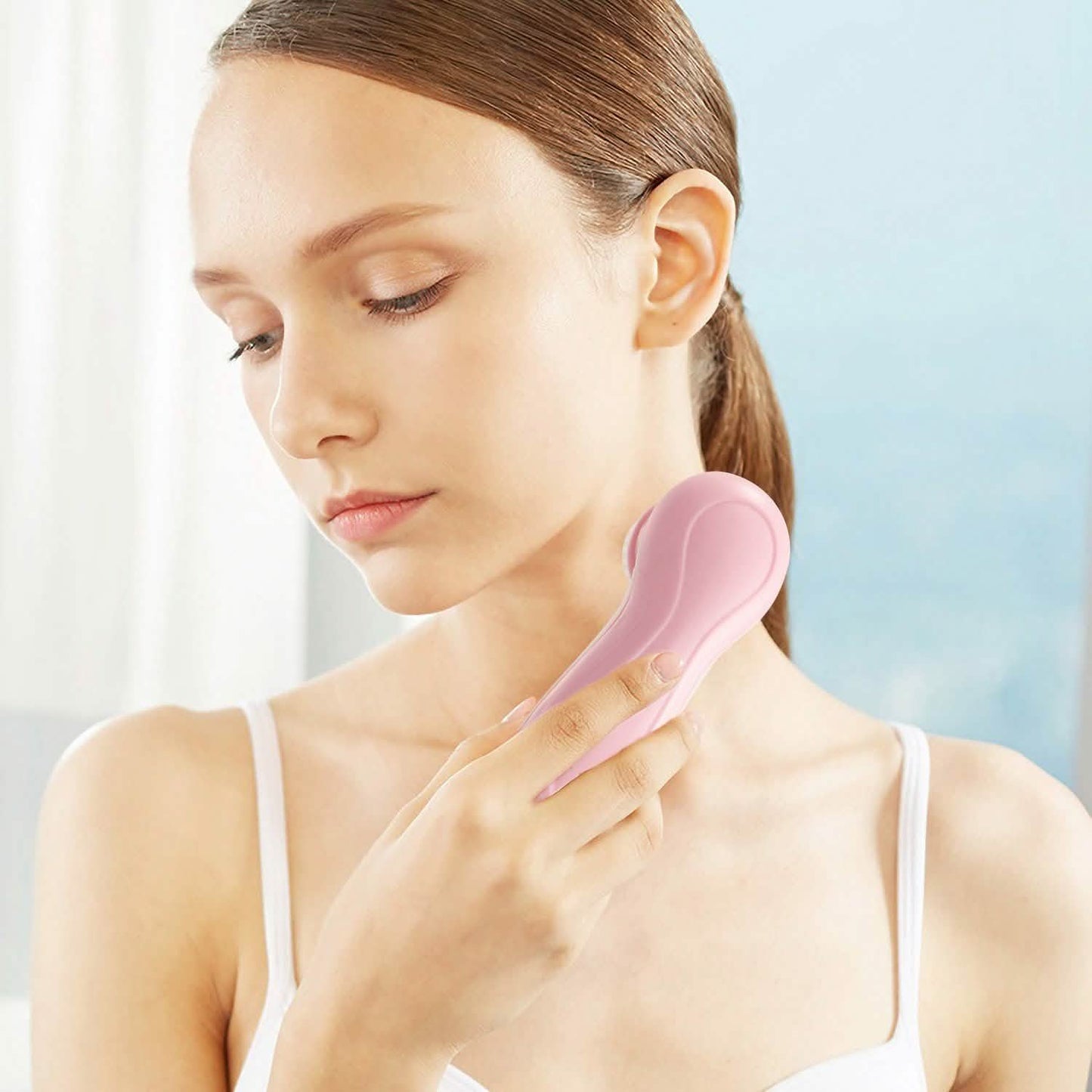 Gesichtsreinigungsbürste IPX6 Wasserdicht 2 Geschwindigkeiten Gesichtsbürste
