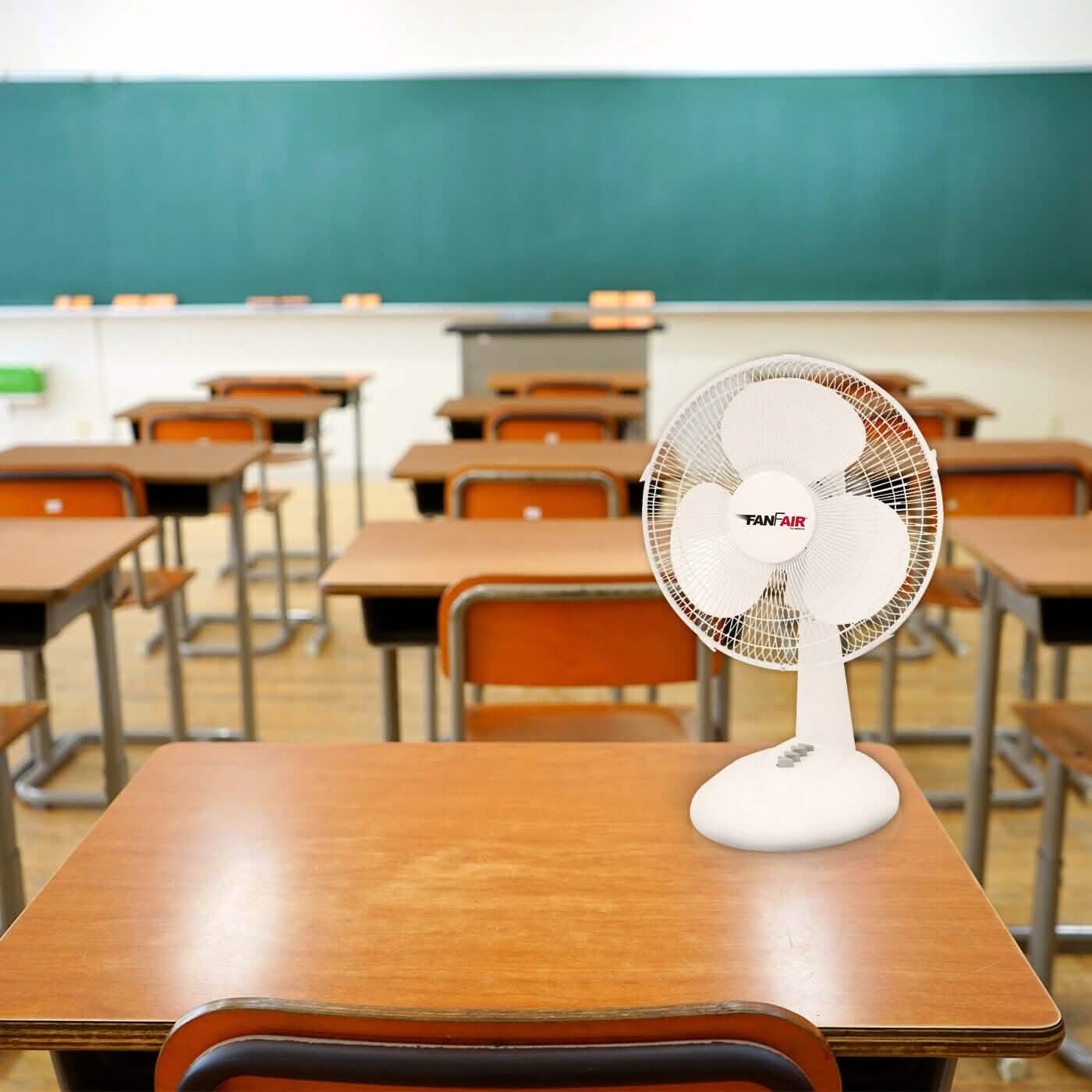 Impecca FanFair 12-Zoll-Tischventilator mit 3 Geschwindigkeitsstufen