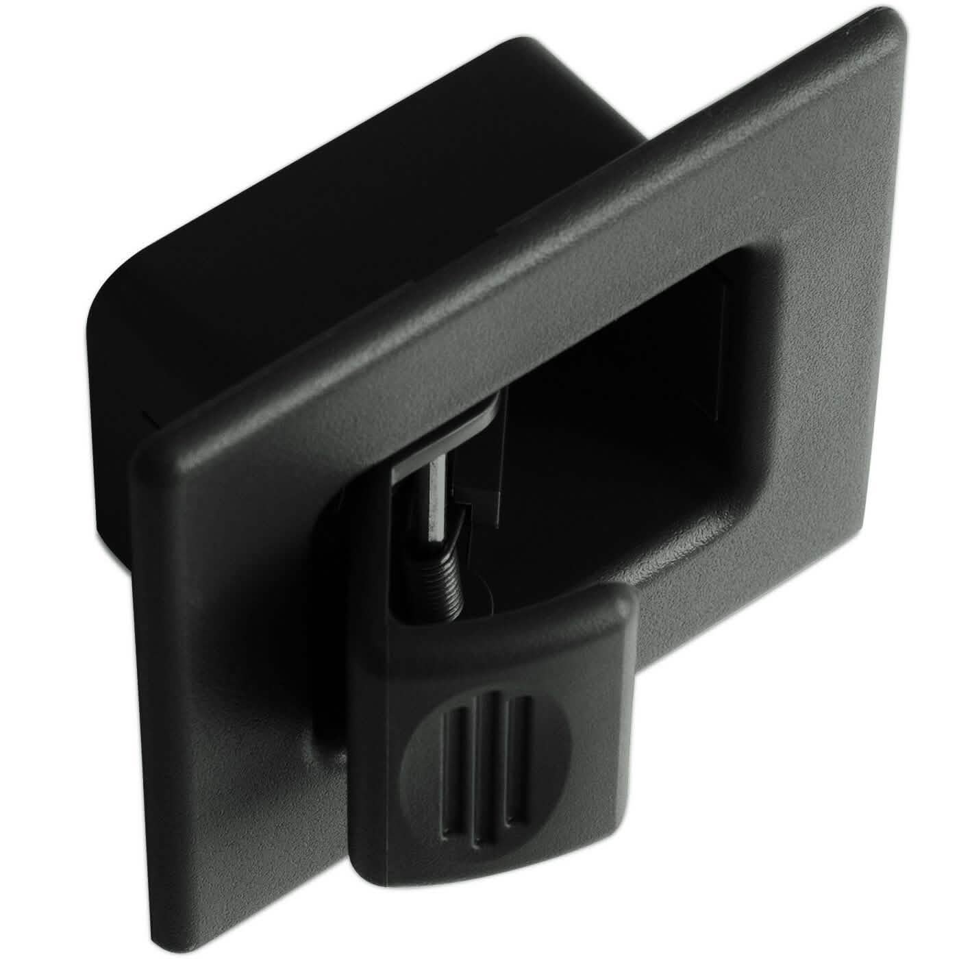 Klappsitzverriegelung Passend für 00-07 GM Chevy Schwarz Hinten Schalensitz Entriegelungsknopf