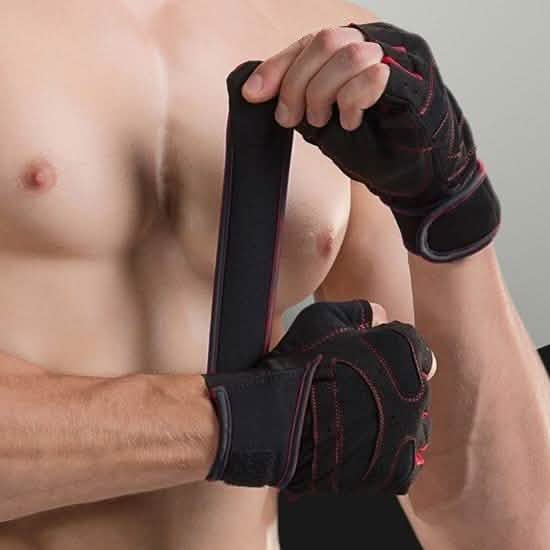 Gym-Fitness-Handschuhe rutschfest Gewichtheben für den Sport
