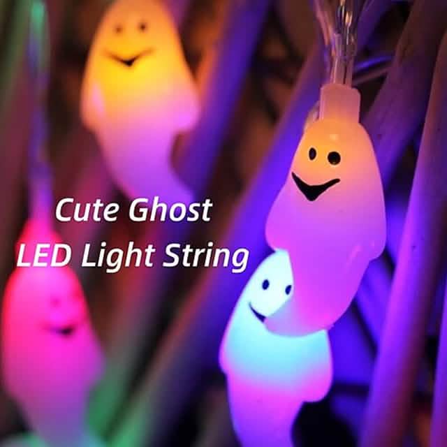 Halloween Niedliche Geist LED Lichterkette Polsterleuchten