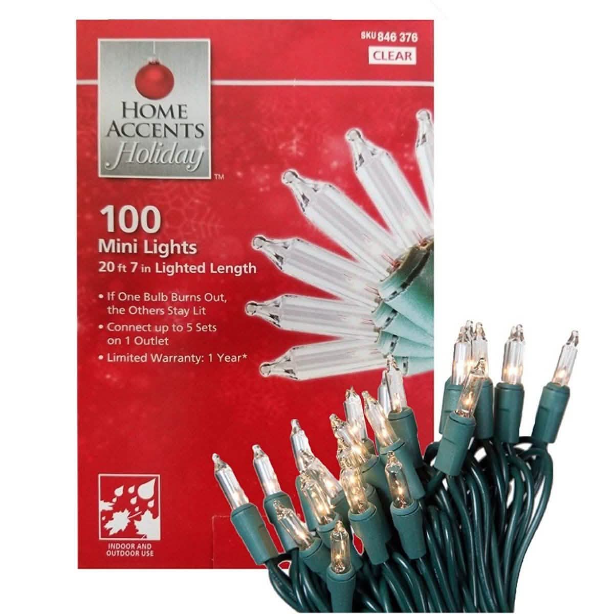 Home Accents Holiday 100 Mini-Lichter