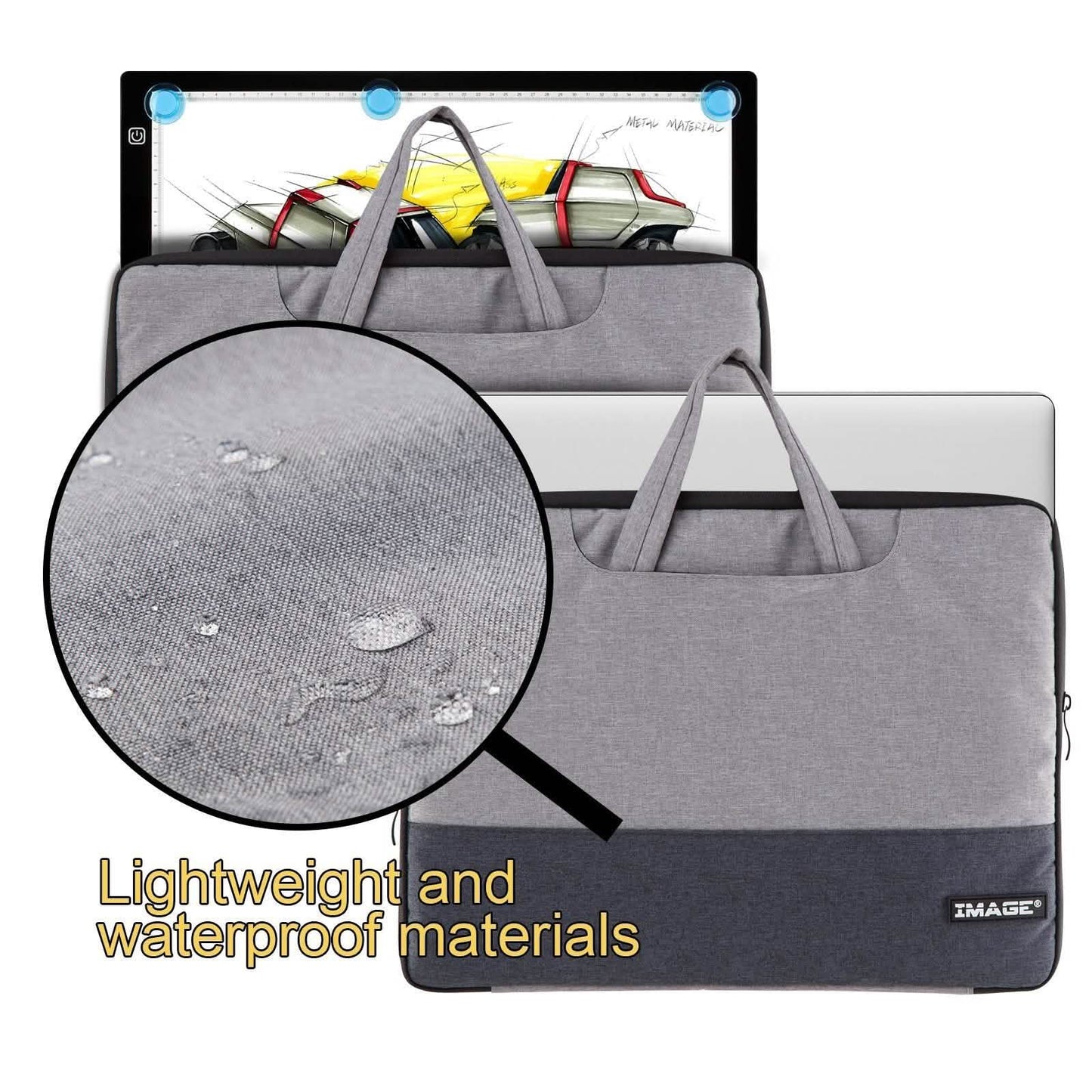 BILD 14 „ Laptop-Hülle Reisetasche Schutzhülle mit Fächern