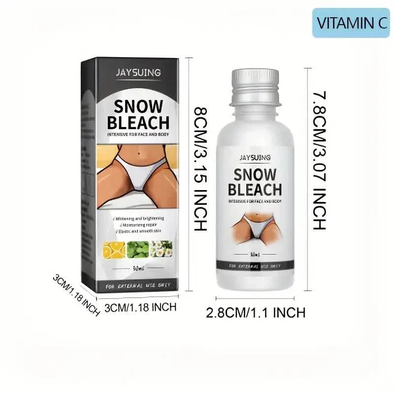 Intensive aufhellende & nährende Hautcreme - Snow Bleach Whitening Formel für Achseln & Oberschenkel