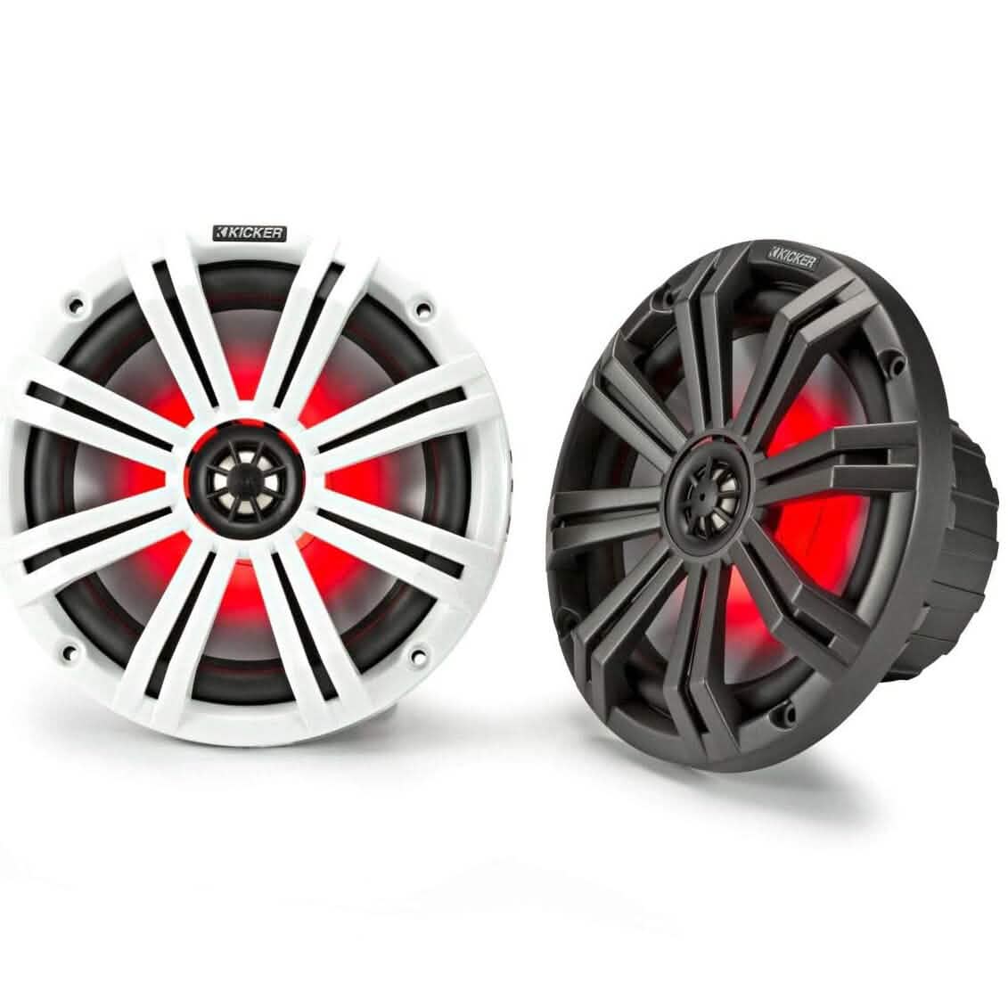 Kicker Paar 45KM84L 8" 600 Watt Marine Boots-wasserdichte Lautsprecher (Generalüberholt)