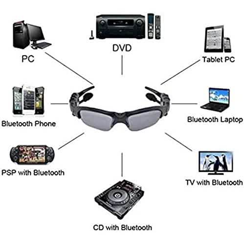 Leaden Kabellose Bluetooth MP3-Sonnenbrille
