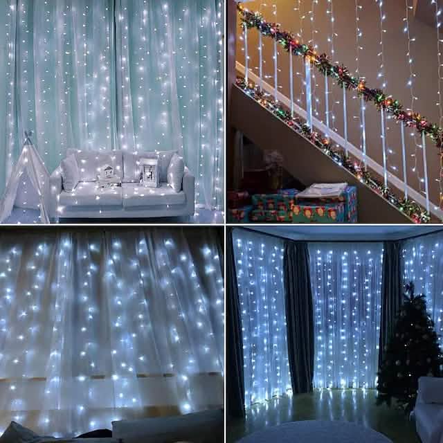 LED Lichterkette Vorhang für Zuhause Dekoration