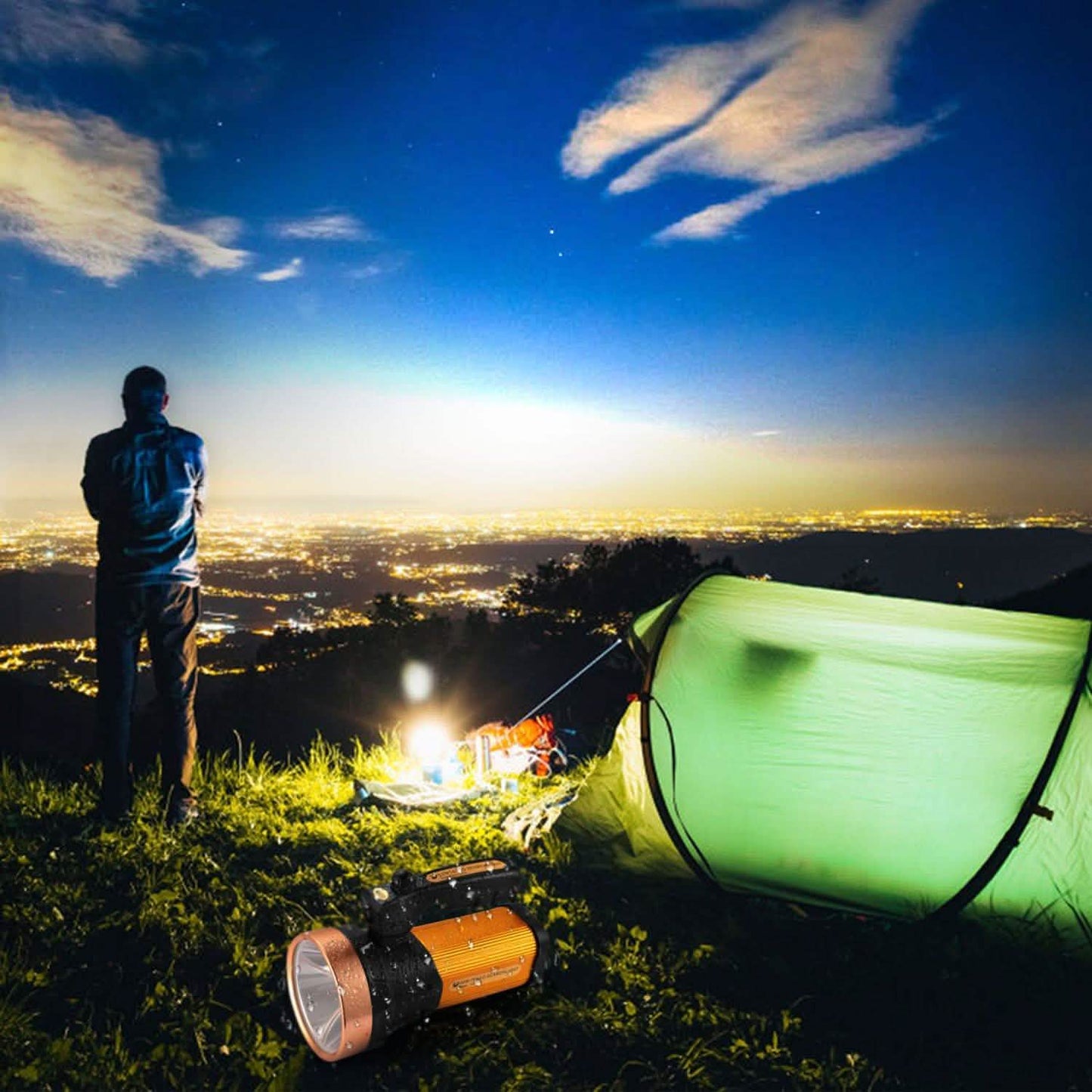 LED-Taschenlampen IPX6 Wasserdicht Handgeführte Nachtlichter