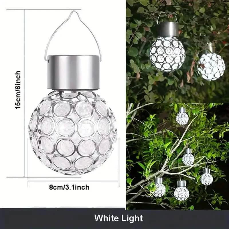 LED Solarleuchten für Außen Gartenleuchte Hängelampe