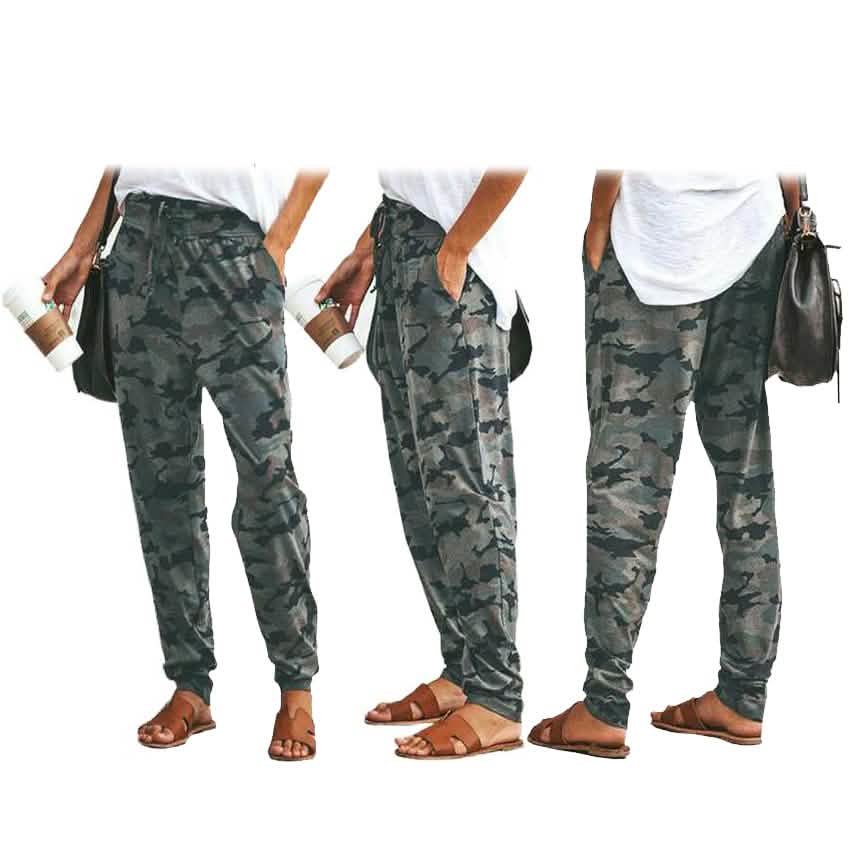 Leo Rosi Damen Freizeithose Camouflage