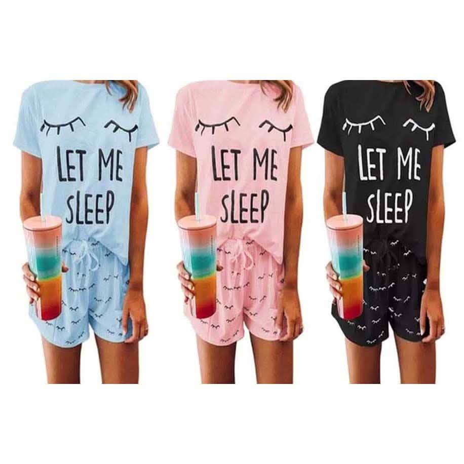 Leo Rosi Damen Freizeit-Loungewear-Set „Let Me Sleep“