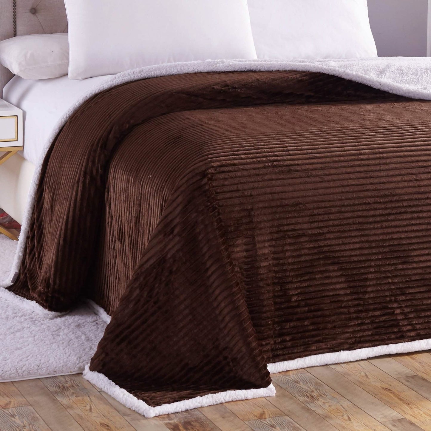 Luxuriöses wendbares Designer-Sherpa