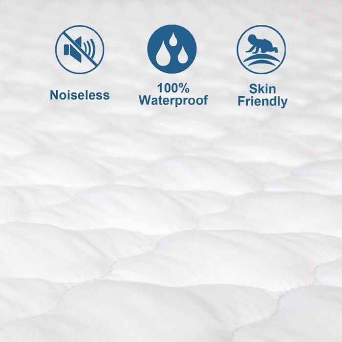 Luxuriöser, ultraweicher, hypoallergener, wasserdichter Matratzenschoner