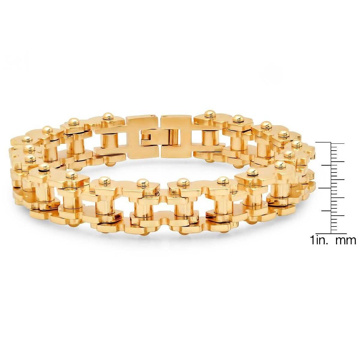 Herrenuhr mit 18K vergoldetem Legierungsarmband und Edelstahl und 18K vergoldetes Edelstahlarmband