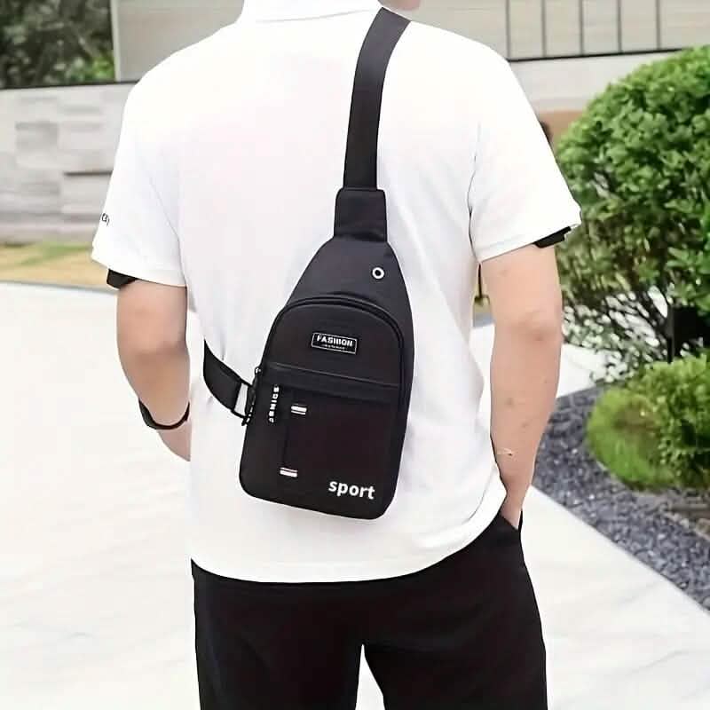 Herren lässige wasserdichte Oxford Sling-Brusttasche