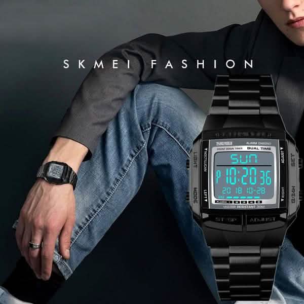 Herren-Mode-LED-Digitaluhr