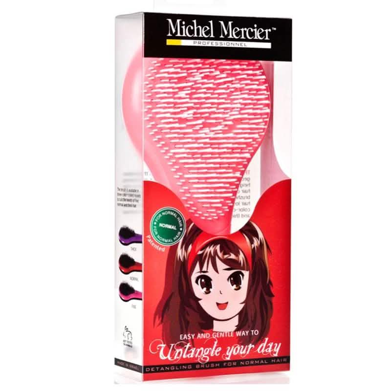 Michel Mercier Kinder Entwirrbürste Pink Für normales Haar