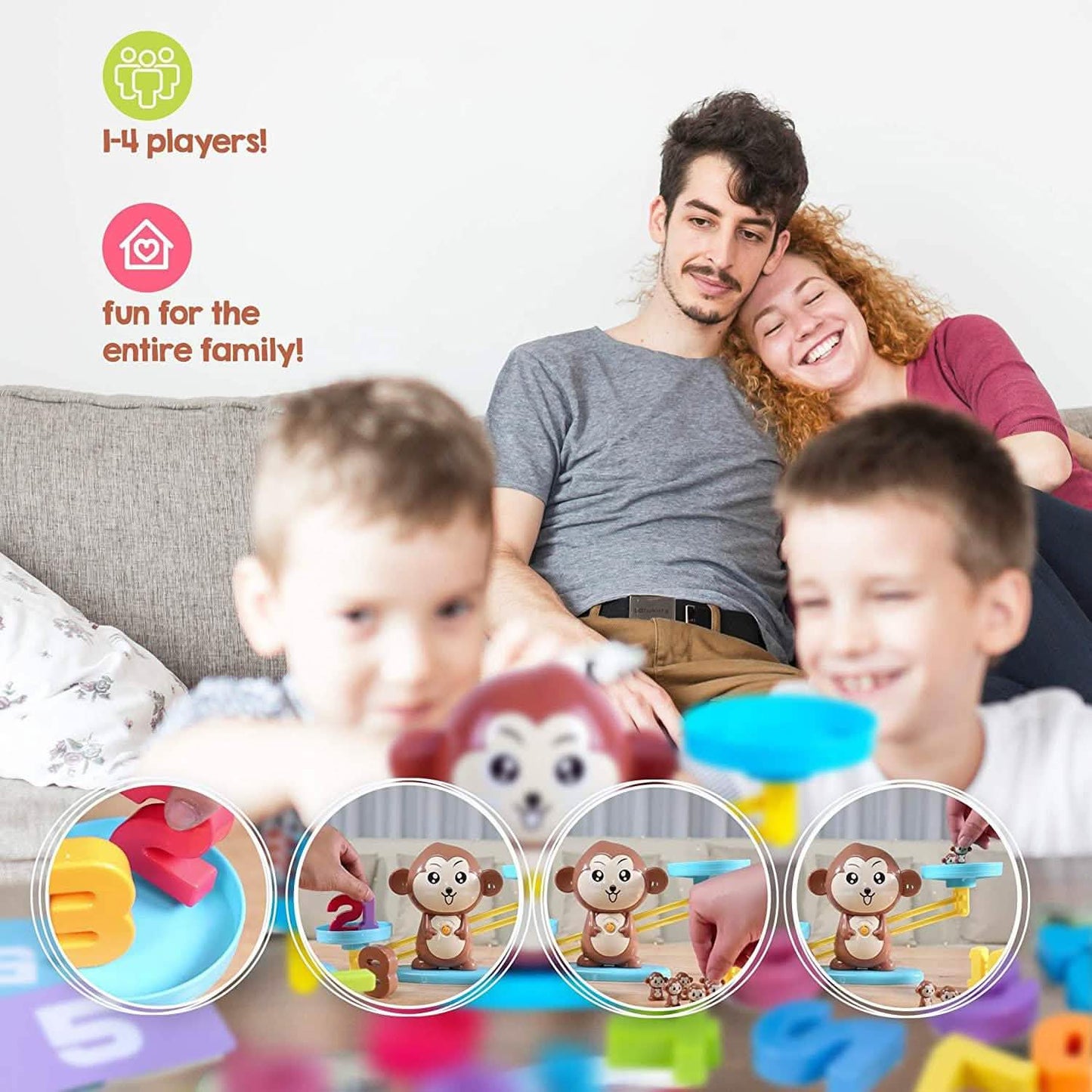 Monkey Balance Cooles Mathe-Spiel