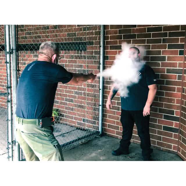 PepperBall-Sprengung