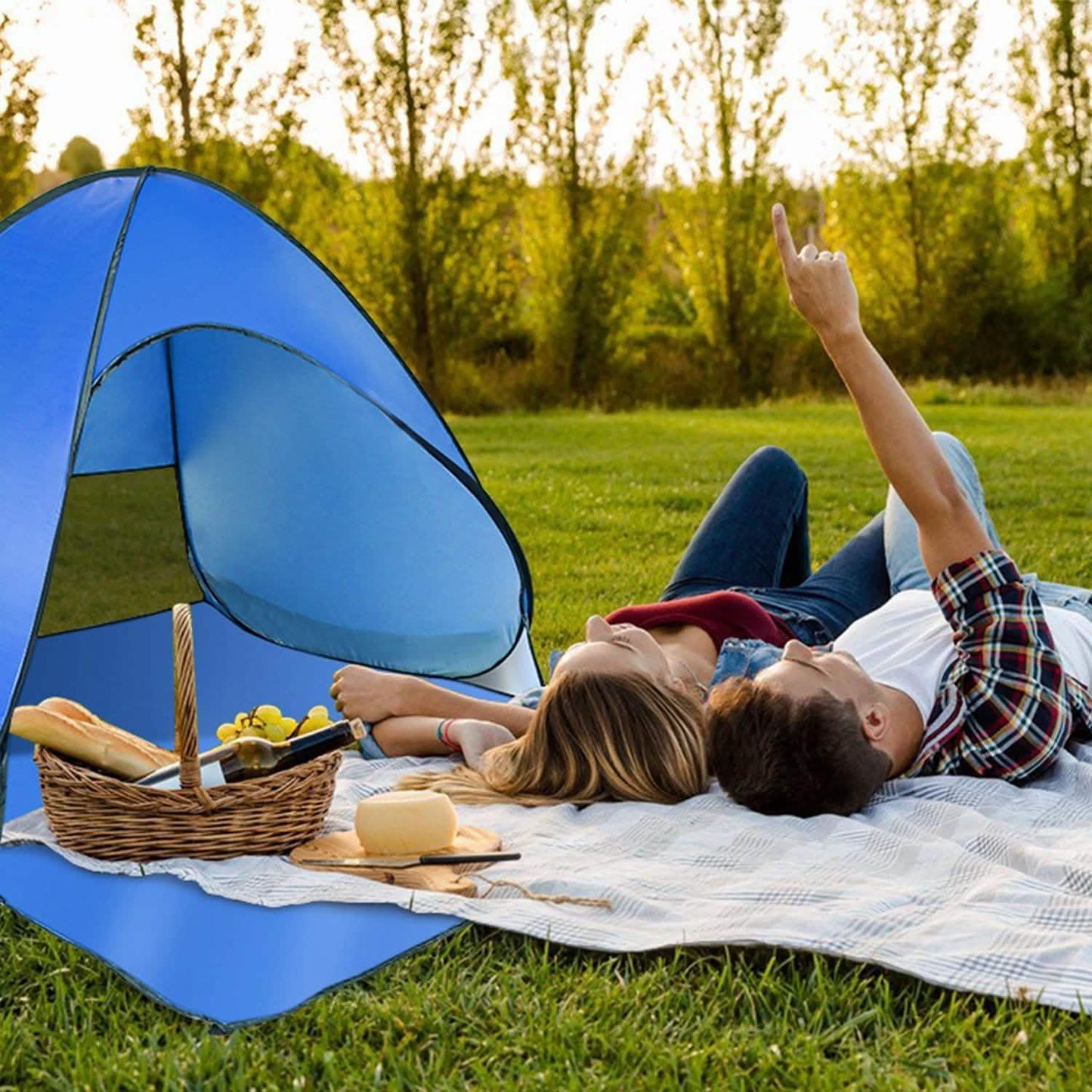 Pop-Up-Strandmuschel Sonnenschutz