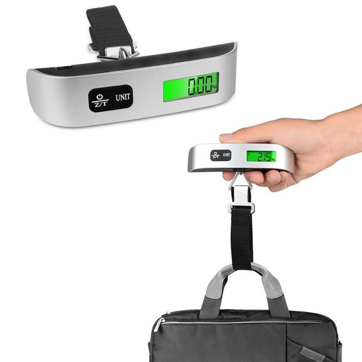 Tragbare digitale Kofferwaage mit LCD-Anzeige