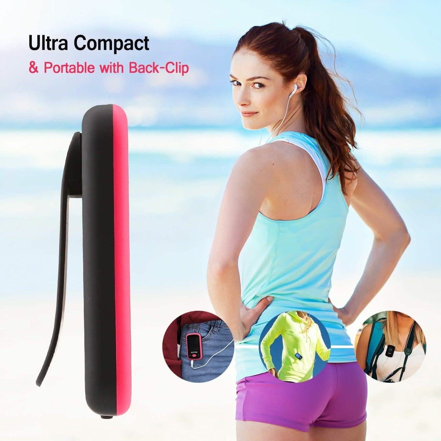 Portabler verlustfreier HiFi-Sound-Musik-8G-Bluetooth-MP3-Player