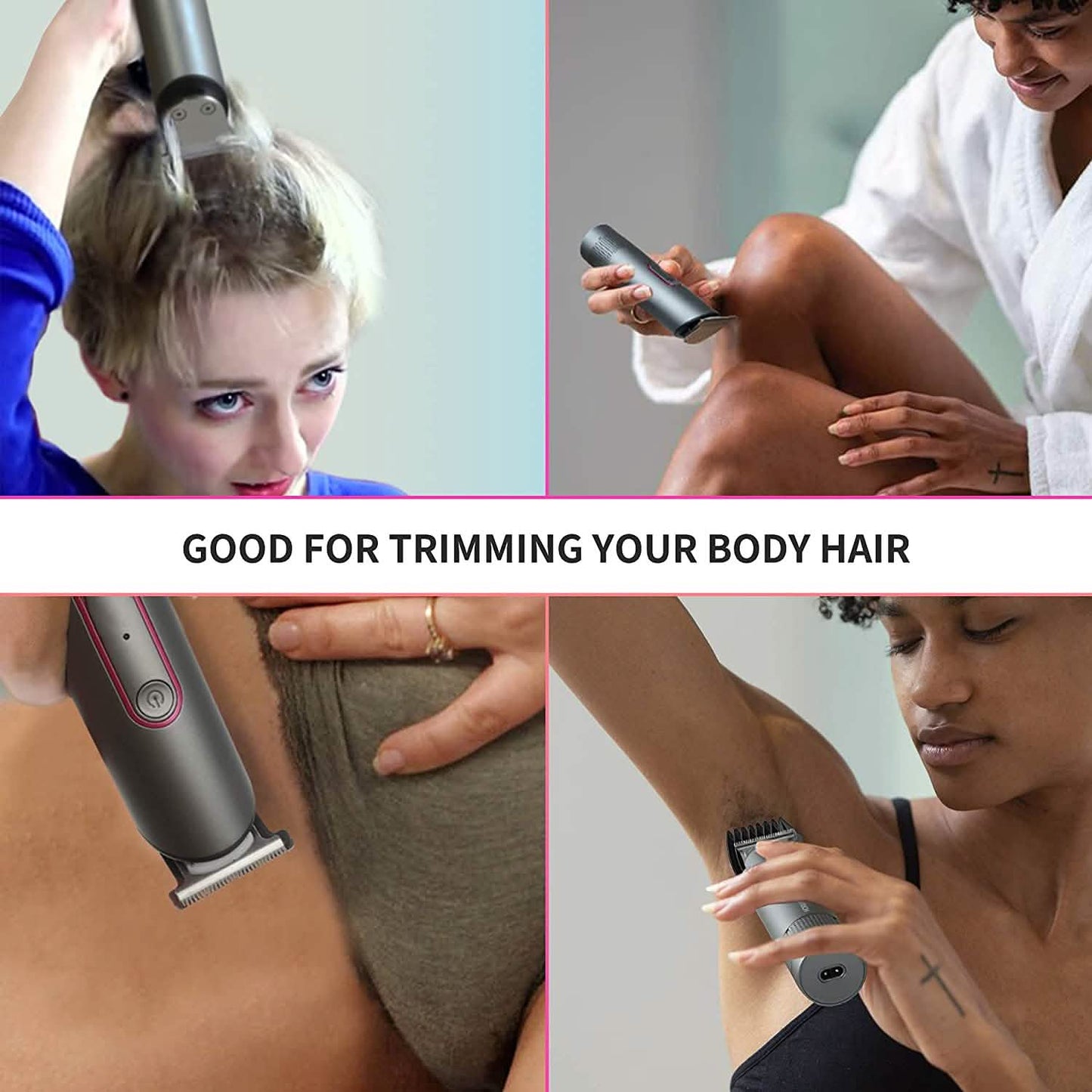 Wiederaufladbarer Haartrimmer für Frauen
