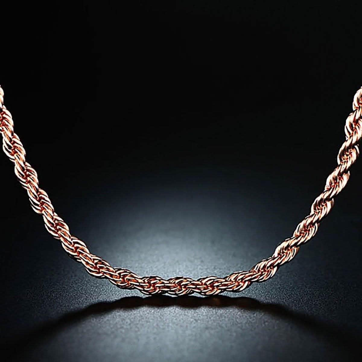 Halskette in Roségold