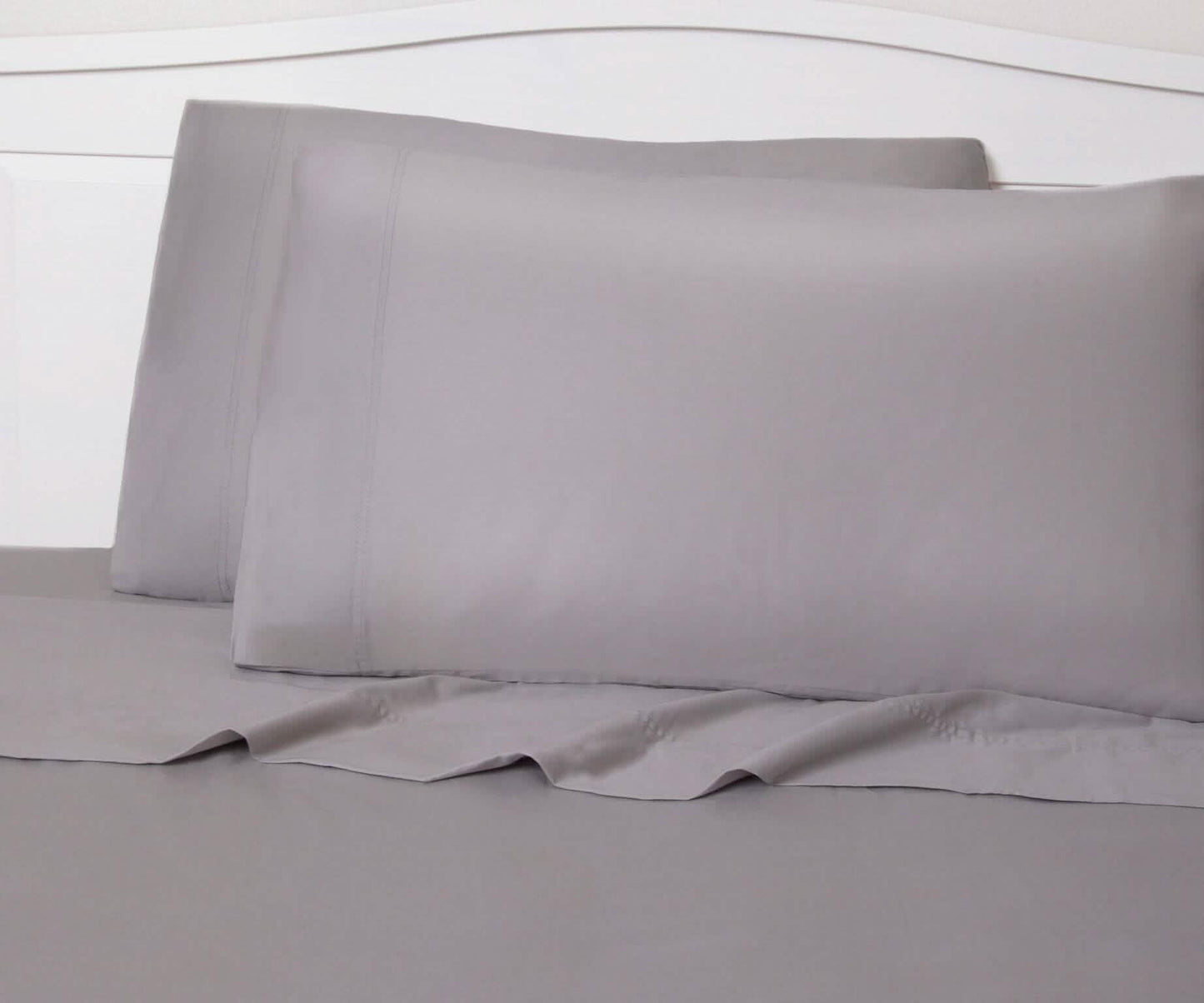 Royale T300 Baumwolle Neu Silber Queen Bettlaken-Set