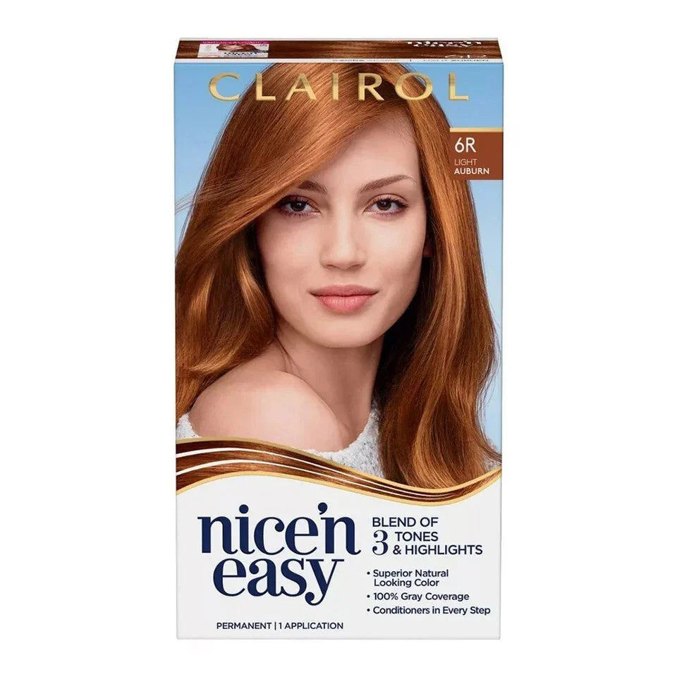 Dauerhafte Haarfarbe: 3 Nuancen + Highlights