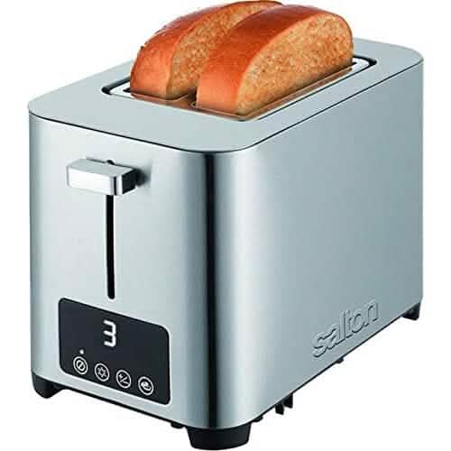 Salton Digitaler 2-Scheiben-Toaster - Edelstahl